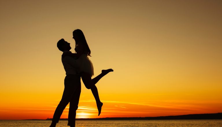 couple dancing in the sunset for attachment theory they have a secure relationship style